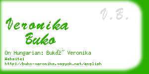 veronika buko business card